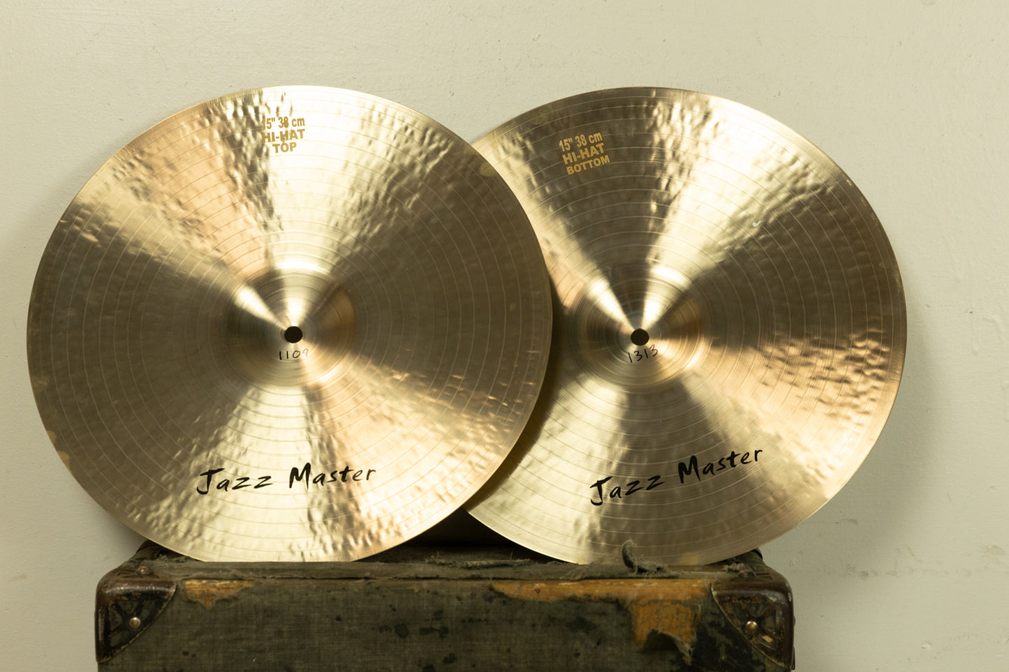 Masterwork 15" Jazz Master Hi Hat Cymbals 1109g 1313g