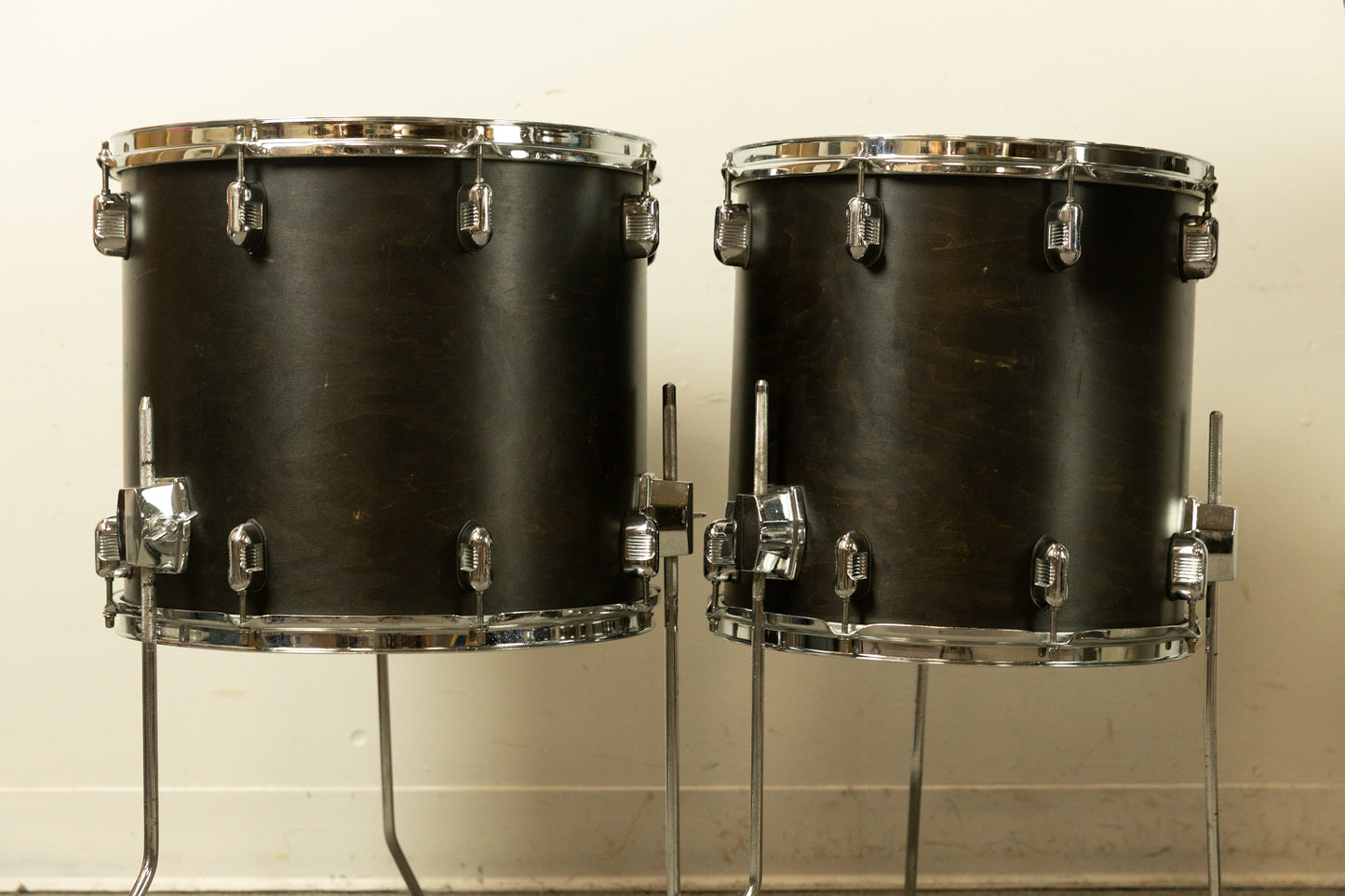 2000s Keller Black Walnut Drum Set
