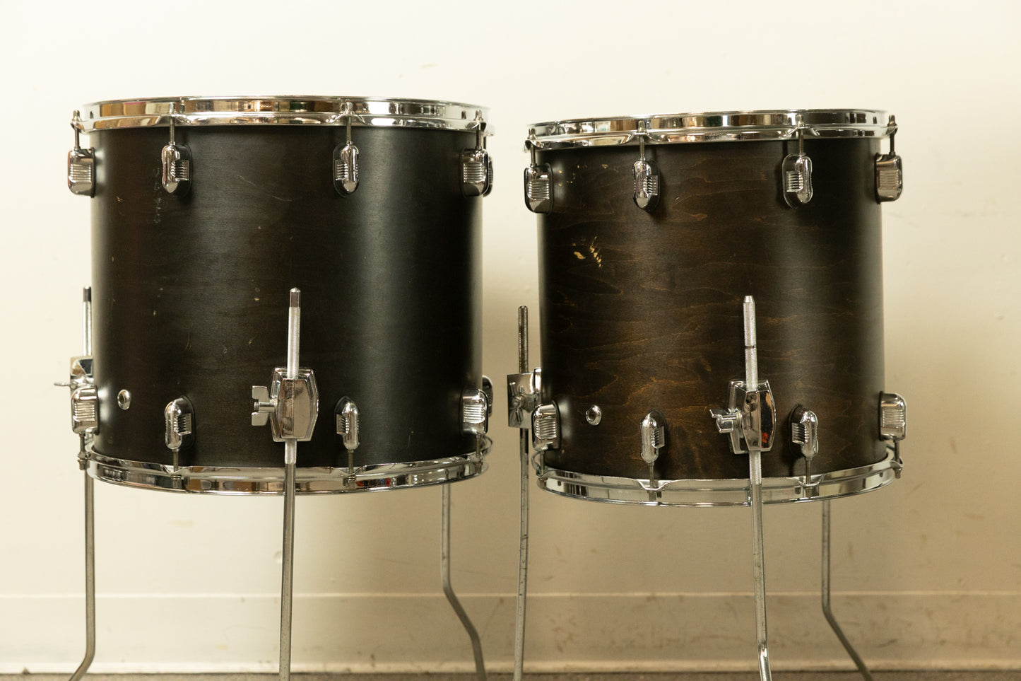 2000s Keller Black Walnut Drum Set