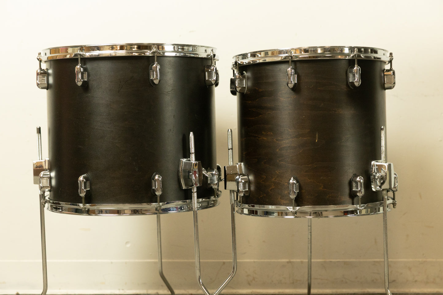 2000s Keller Black Walnut Drum Set