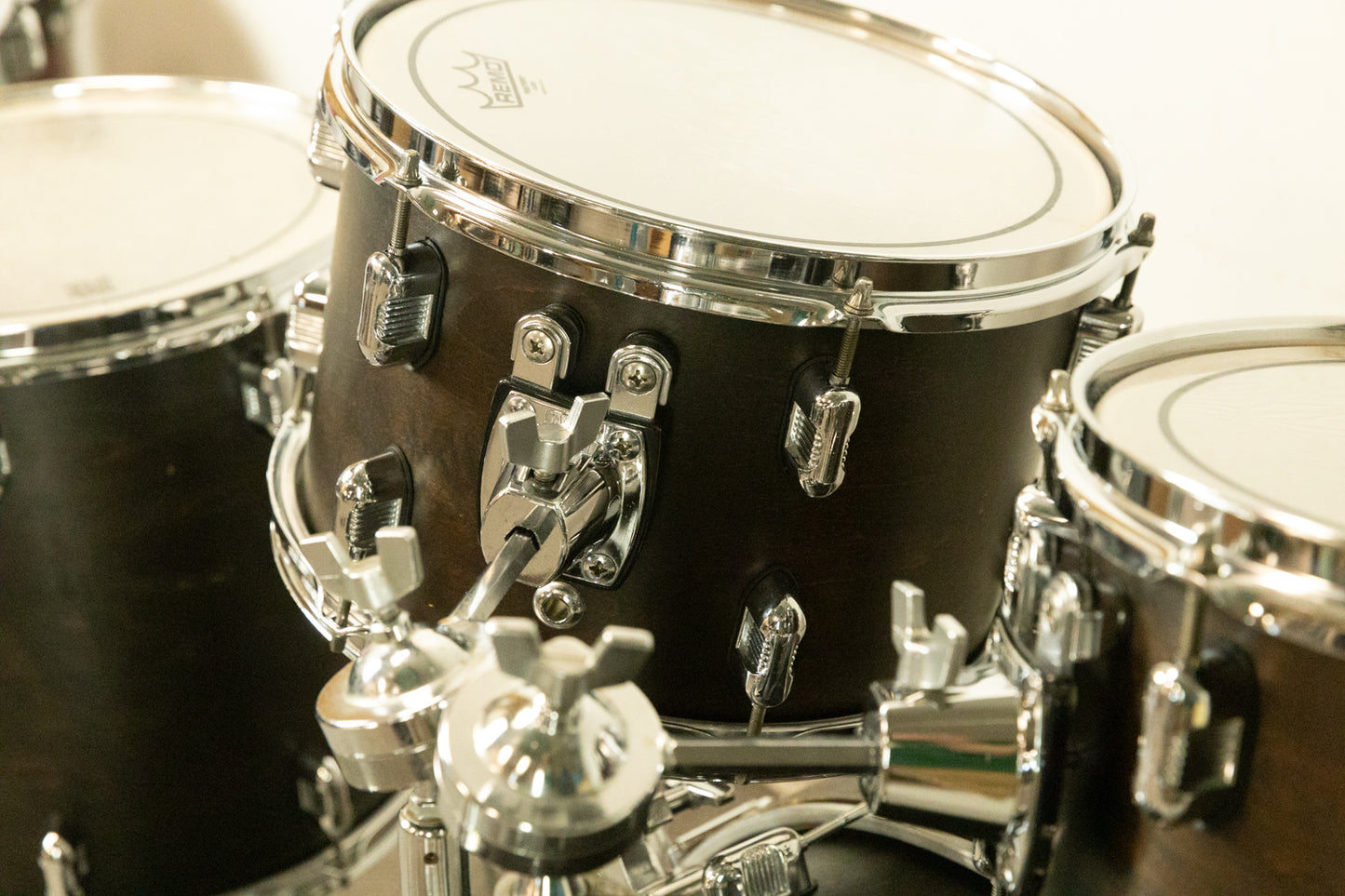 2000s Keller Black Walnut Drum Set