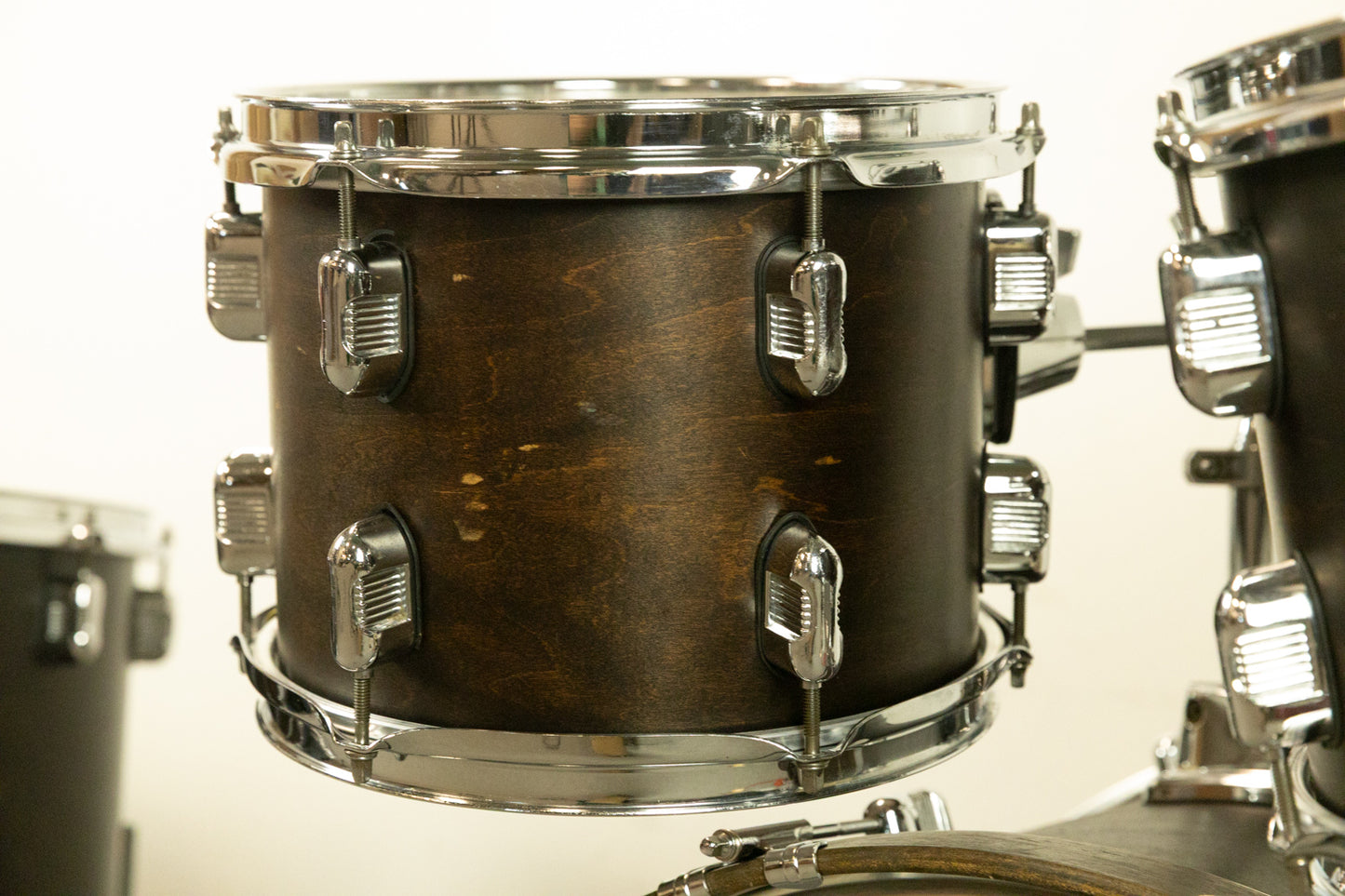 2000s Keller Black Walnut Drum Set