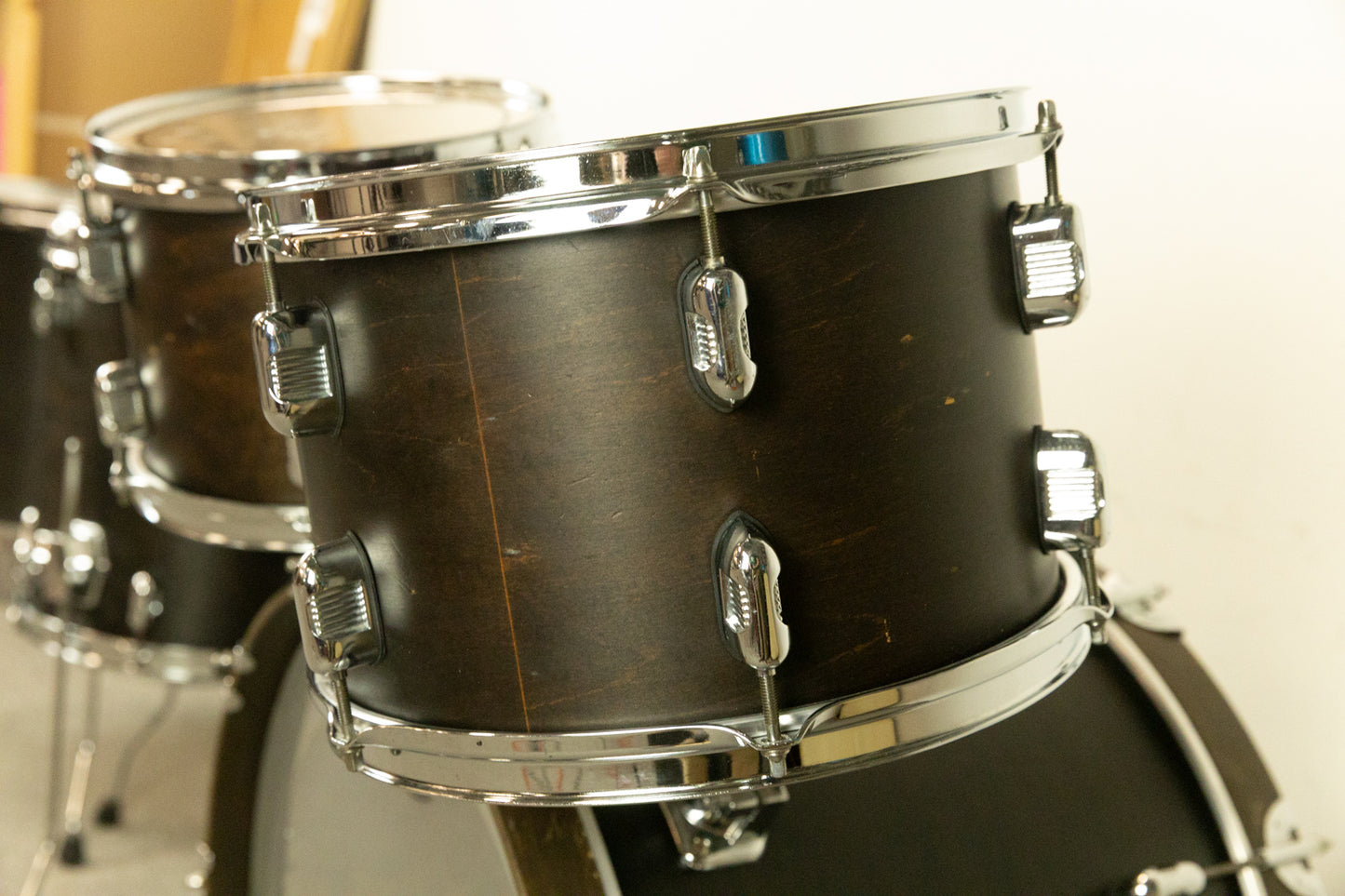 2000s Keller Black Walnut Drum Set