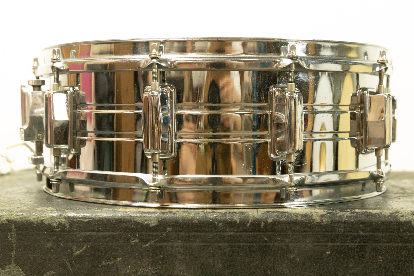 1970s Pearl 5x14 Chrome Over Steel Snare Drum
