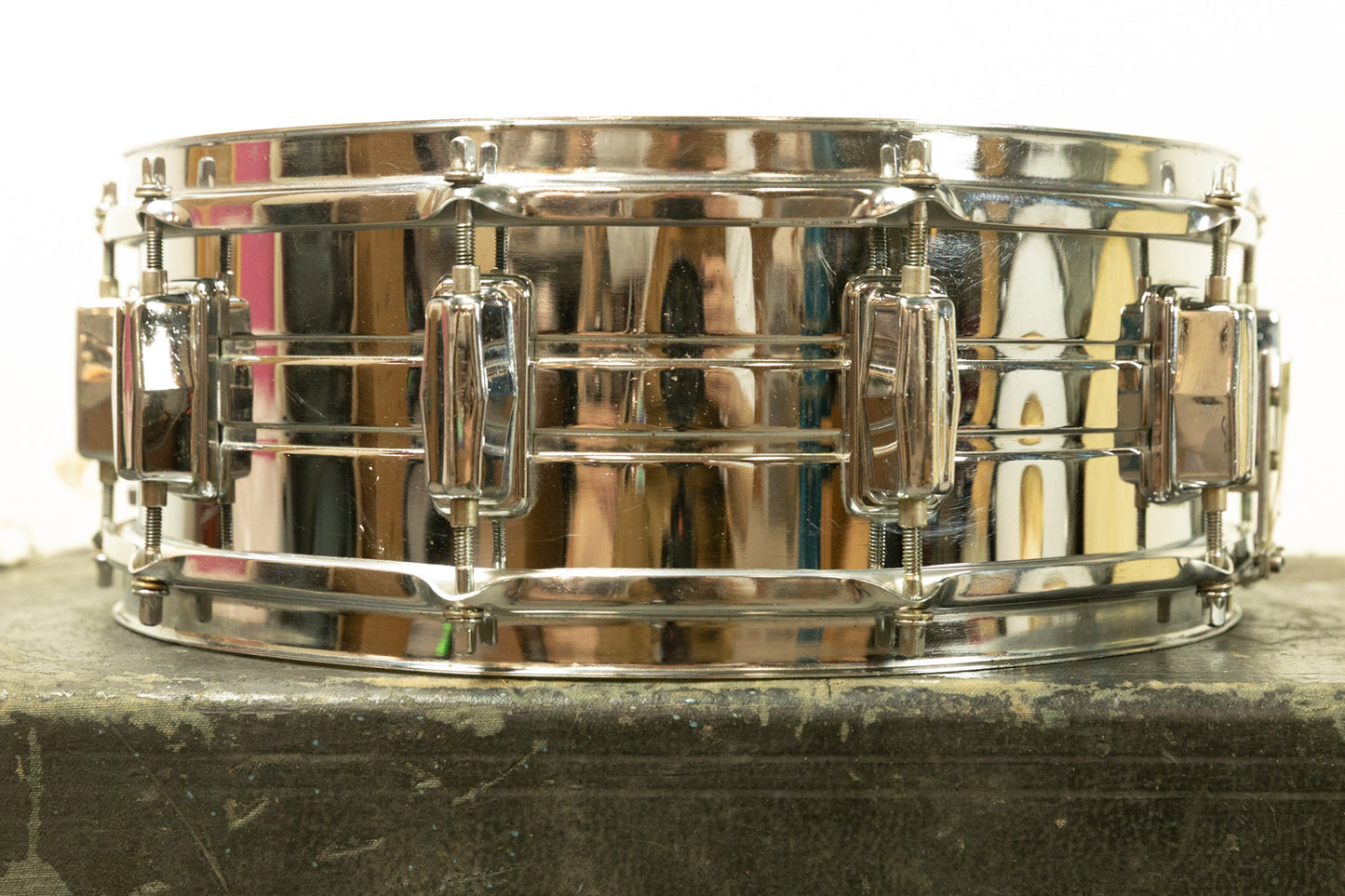 1970s Pearl 5x14 Chrome Over Steel Snare Drum