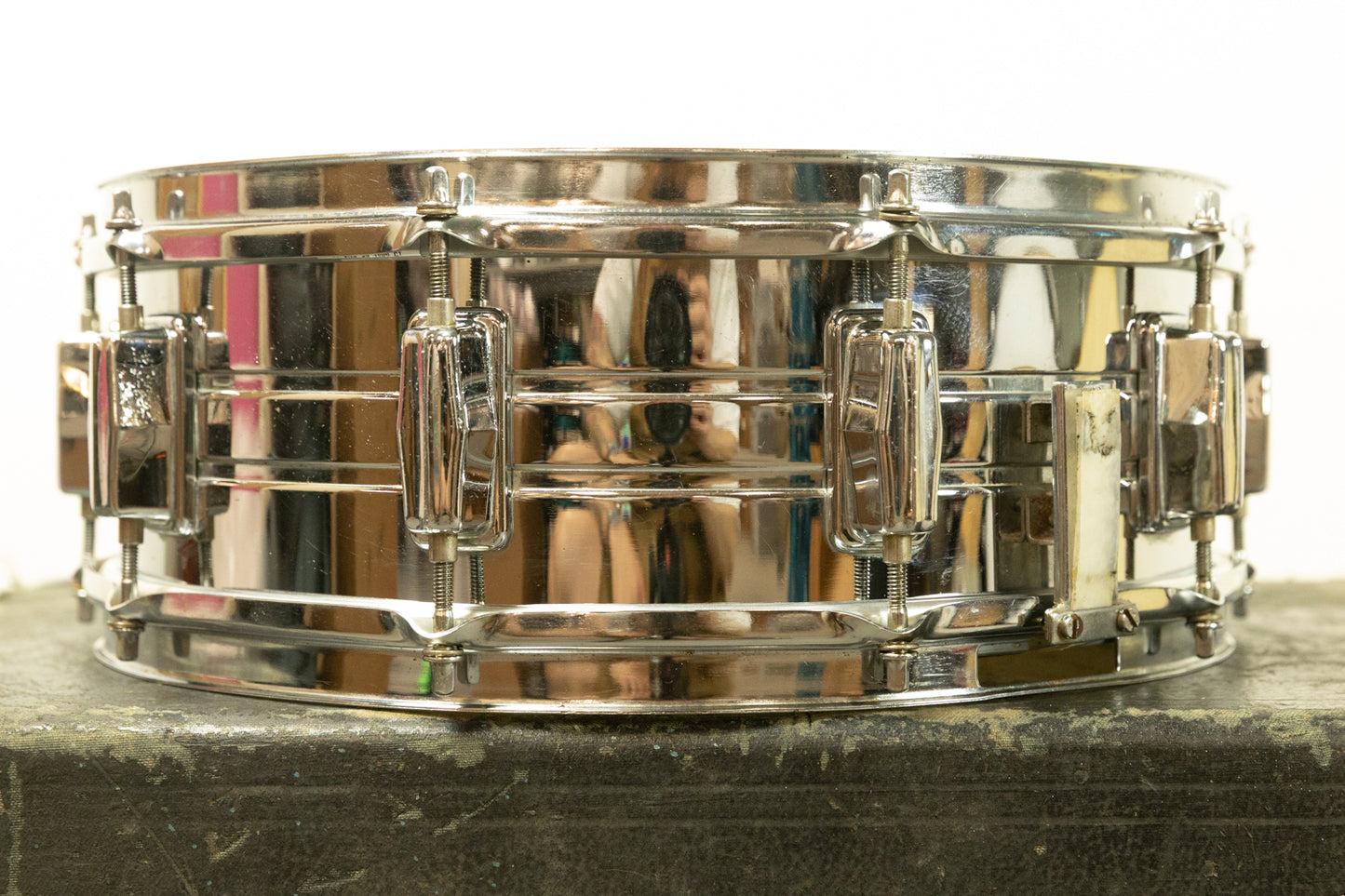 1970s Pearl 5x14 Chrome Over Steel Snare Drum