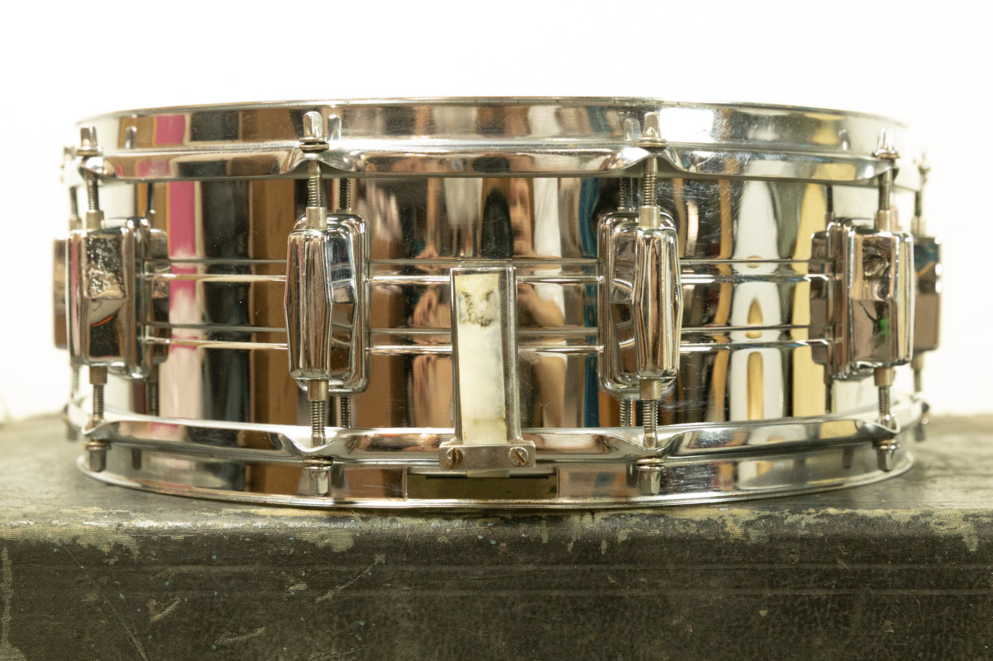 1970s Pearl 5x14 Chrome Over Steel Snare Drum
