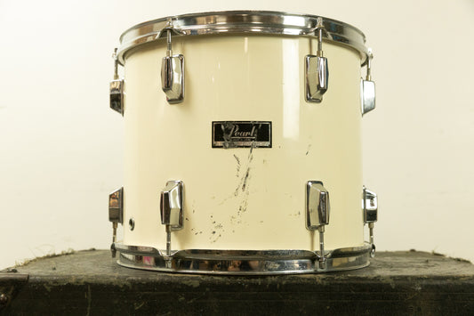 1980s Pearl 11x13 White Cortex Maple Tom