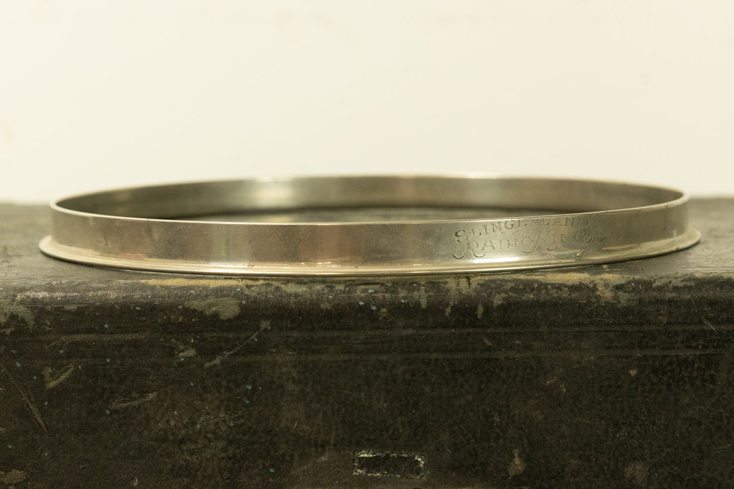 Vintage Slingerland 12" Single Flange Radio King Engraved Hoop