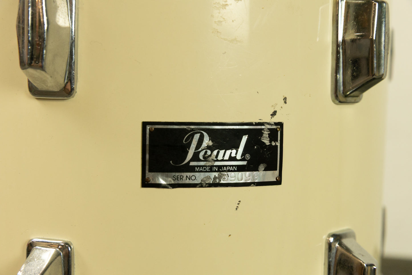 1980s Pearl 10x12 White Cortex Maple Tom