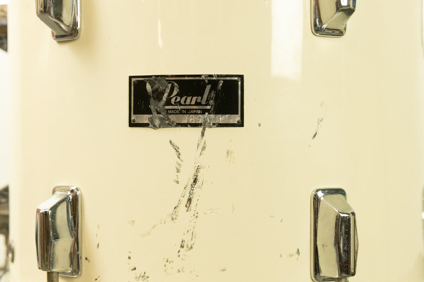 1980s Pearl 11x13 White Cortex Maple Tom