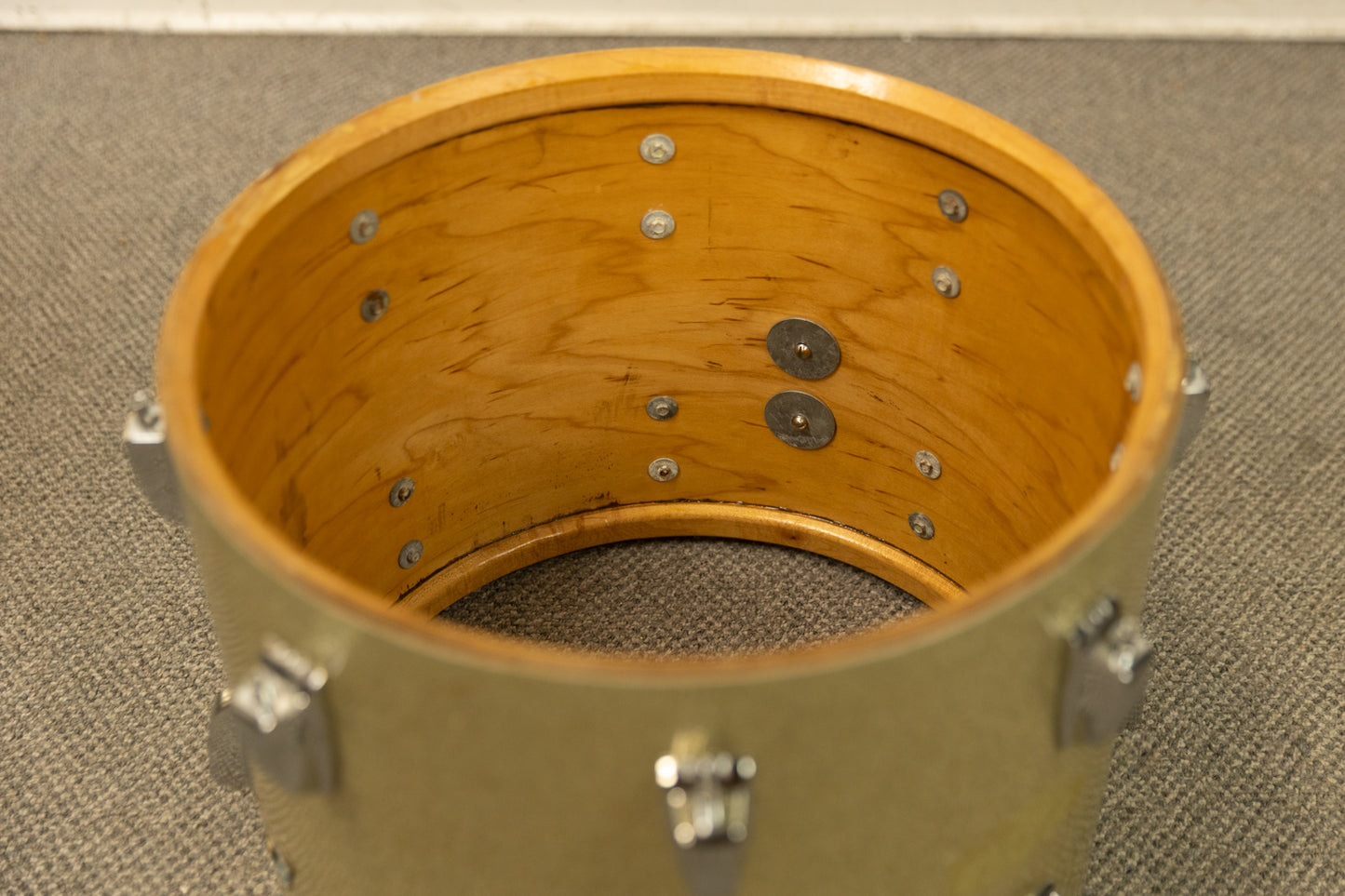 1970s Ludwig 12x15 Silver Sparkle Tom