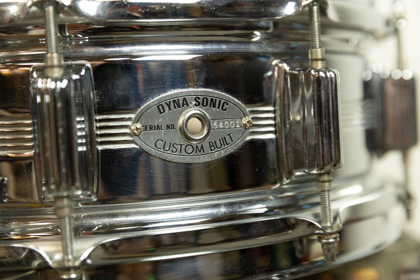 Vintage Rogers 5x14 Metal Dynasonic Snare Drum