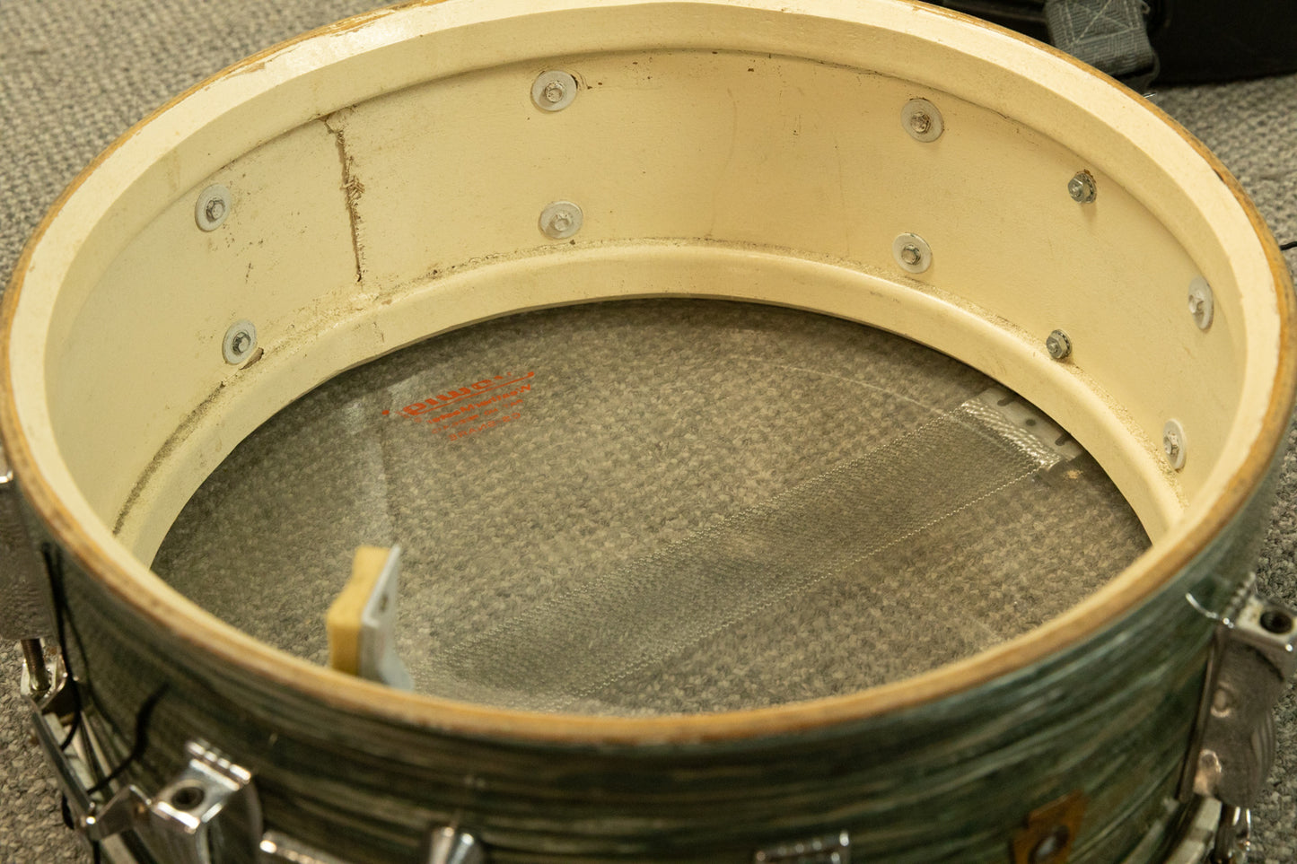 1960s Ludwig 5x14 Oyster Blue Jazz Festival Snare Drum