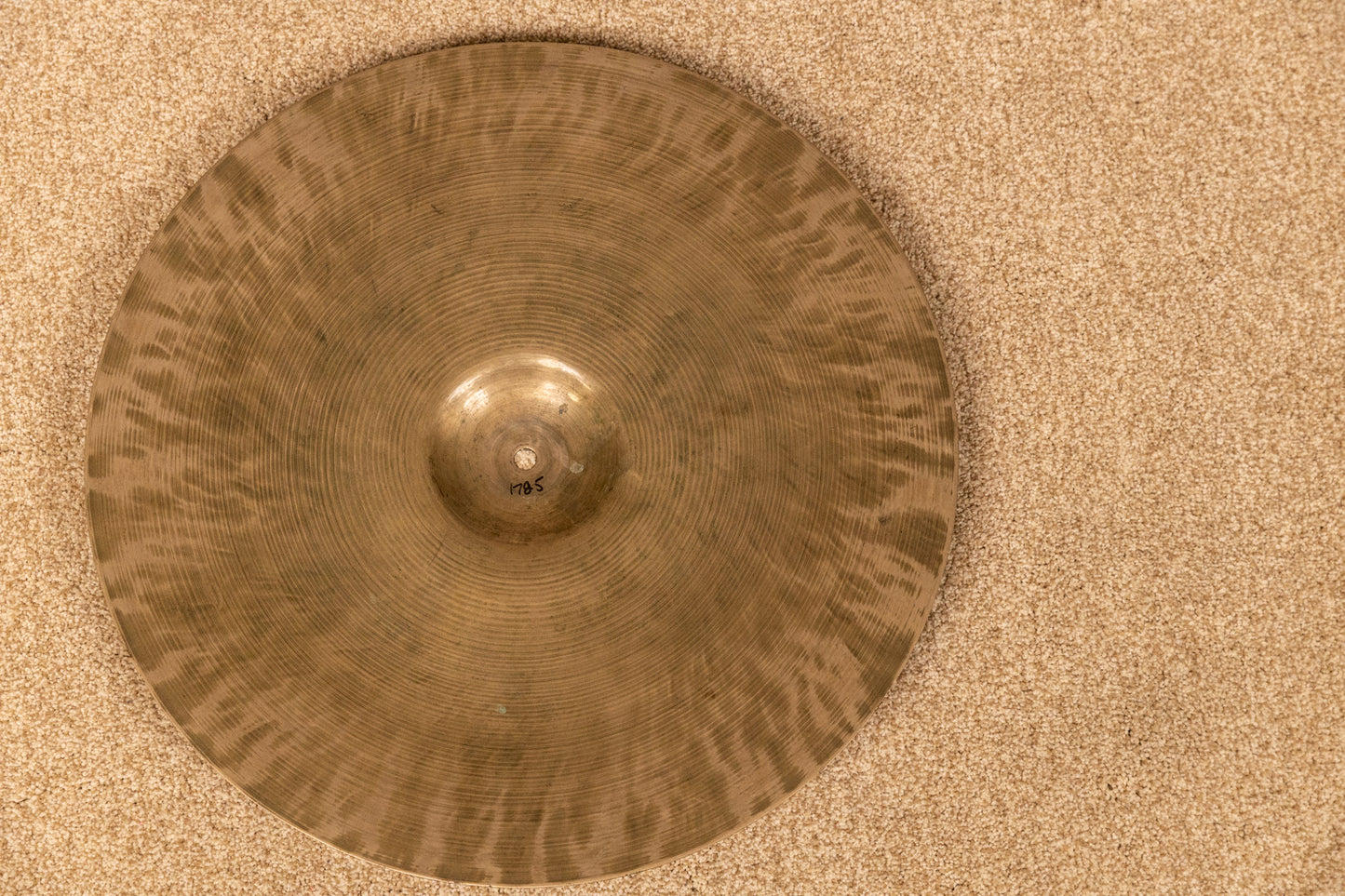 1930s 1940s Zildjian 17" Piatti Cymbal 1785
