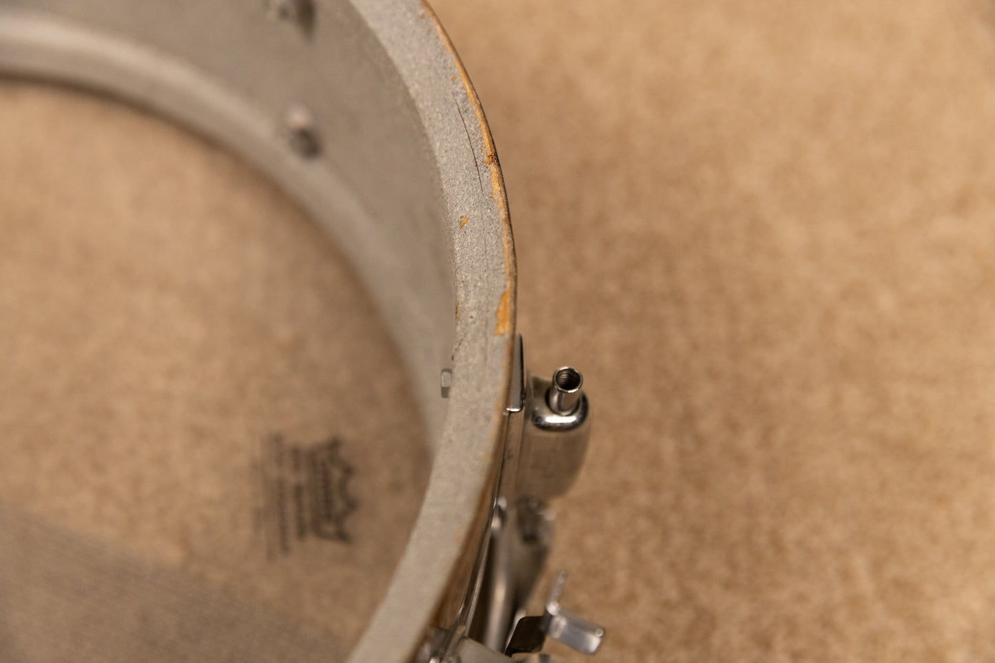 1970s Ludwig 5x14 Standard Gold Strata Snare Drum