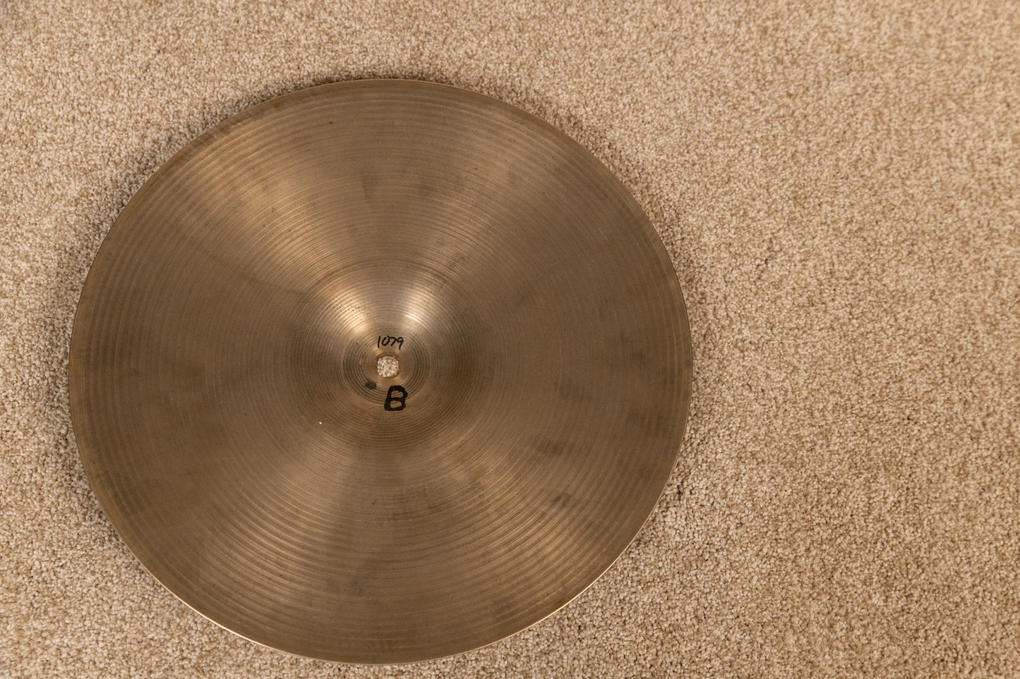 1970s Zildjian 14" Thin Stamp Hi Hat Cymbals 1079g