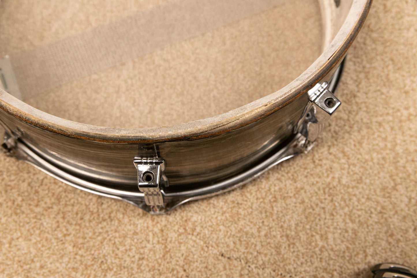 1960s Ludwig 5.5x14 Oyster Black Pearl Jazz Festival