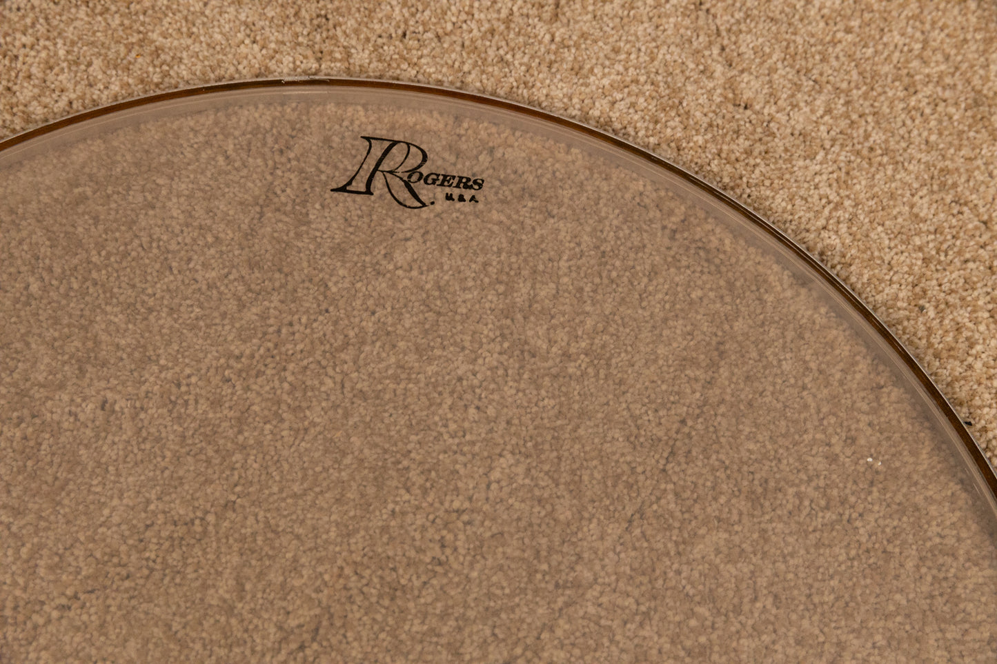 Vintage Rogers 18" Clear Script Drum Head