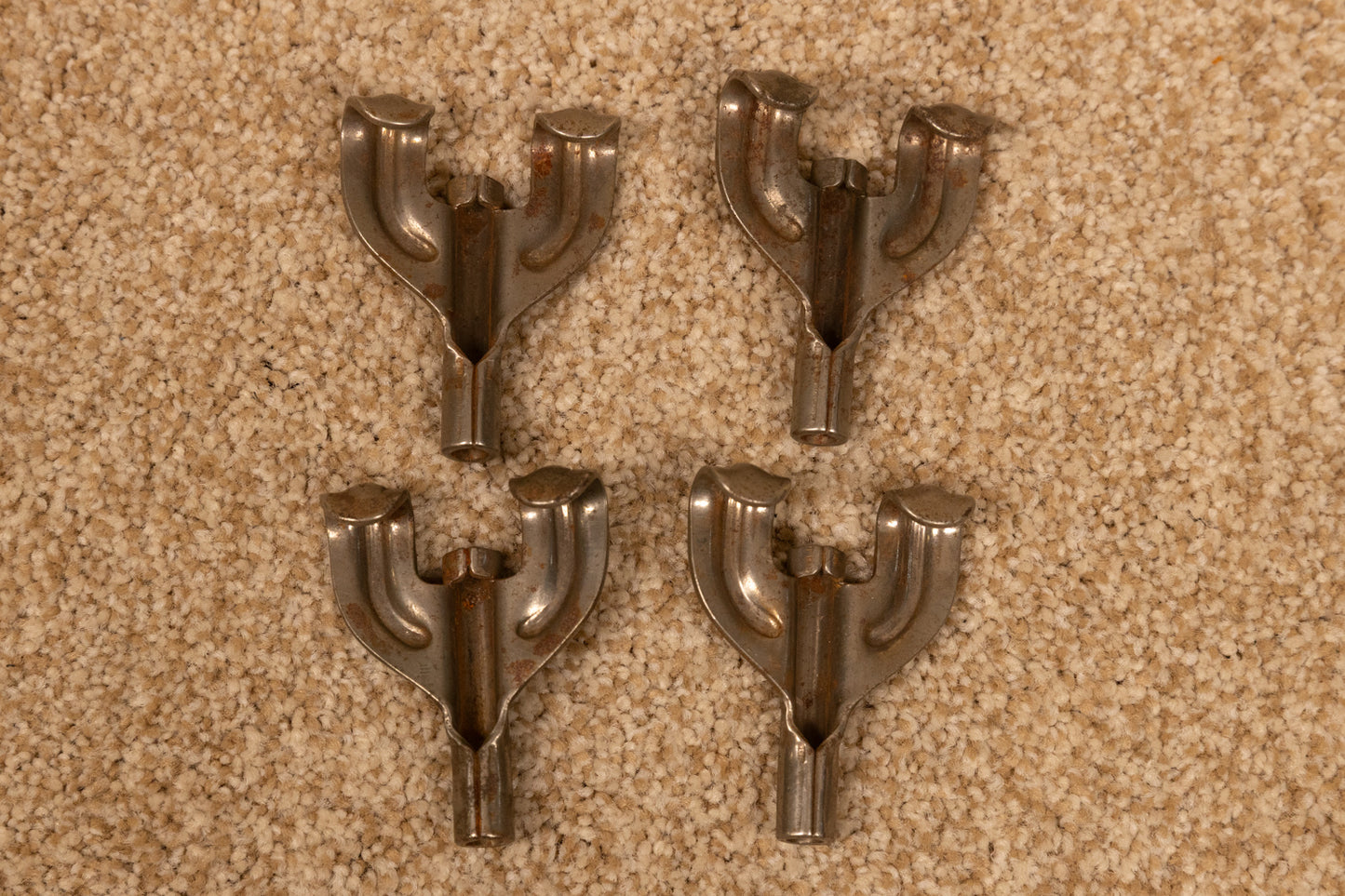 Vintage Slingerland Nickel Radio King Claws (4) Lot #E15
