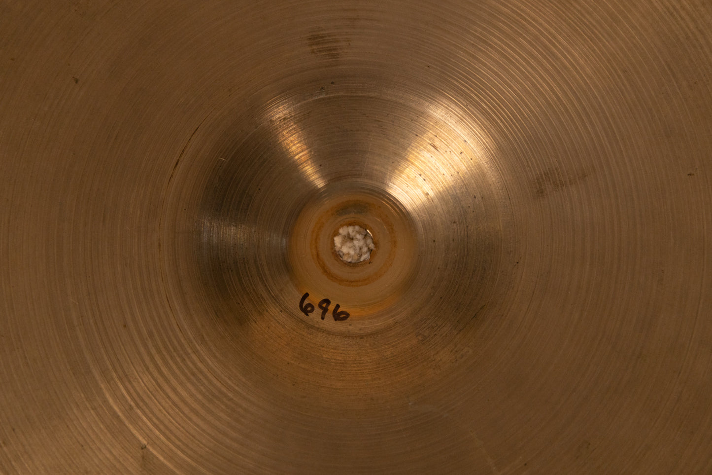 1950s Zildjian A 14" Small Stamp Paper Thin Hi Hat Cymbal