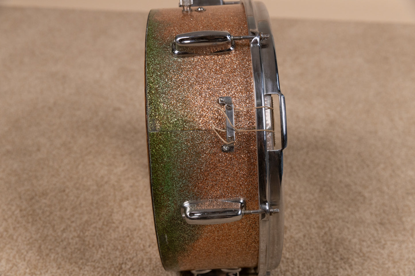 1960s Slingerland 5x14 Champagne Student Deluxe Snare Drum