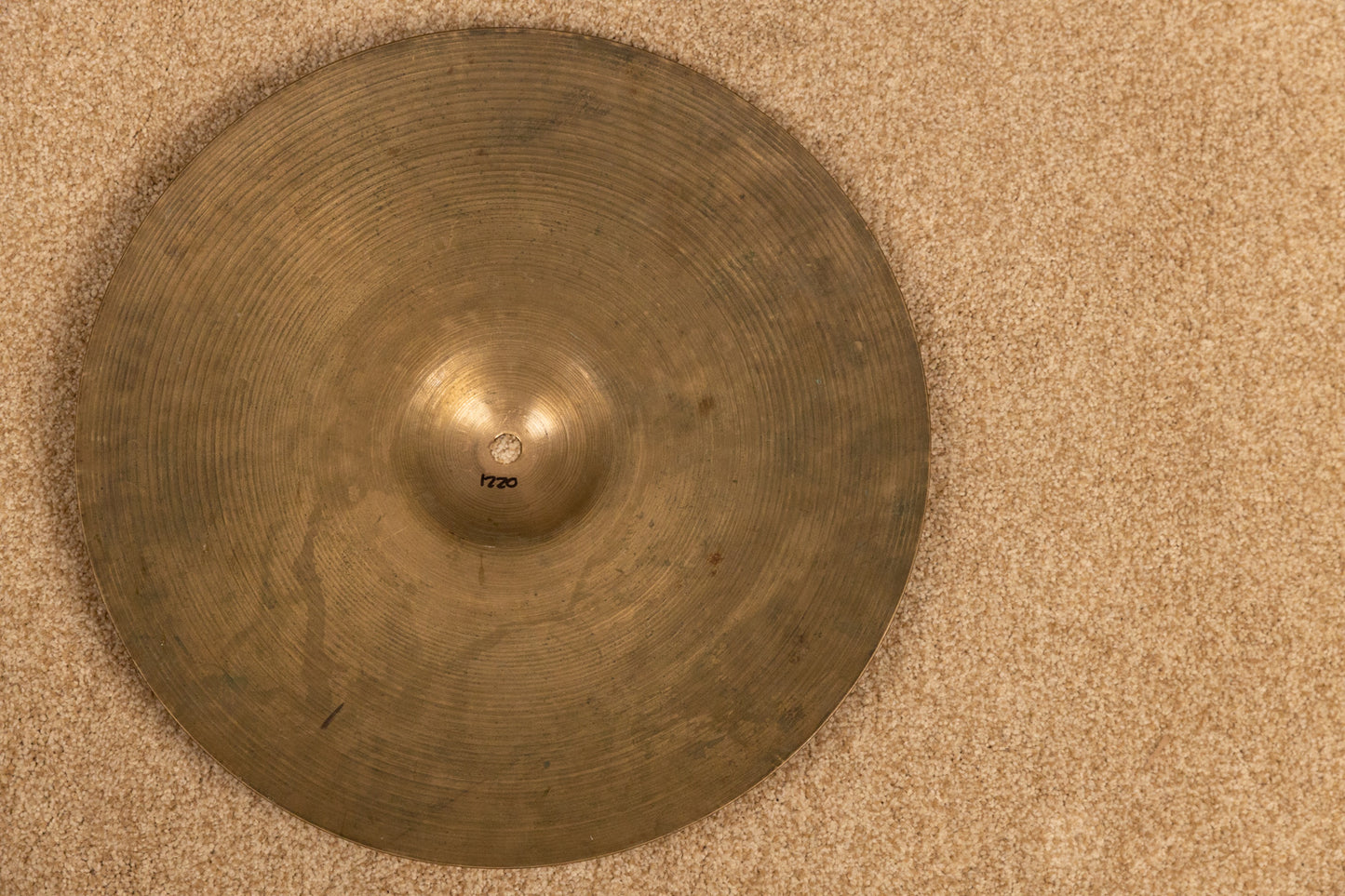 1960s Zildjian A 15" Hi Hat Cymbal 1220g