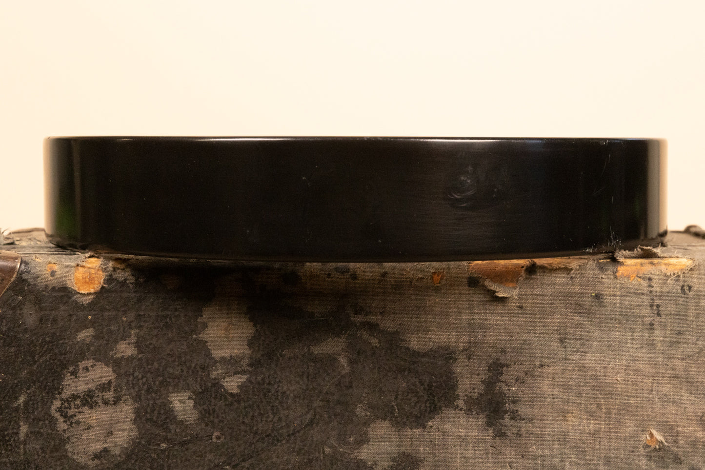 1990s Pearl 3x13 Steel Piccolo Snare Drum Shell