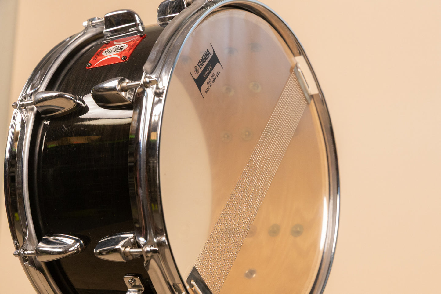 Yamaha 6.5x13 Musashi Oak Transparent Black Snare Drum