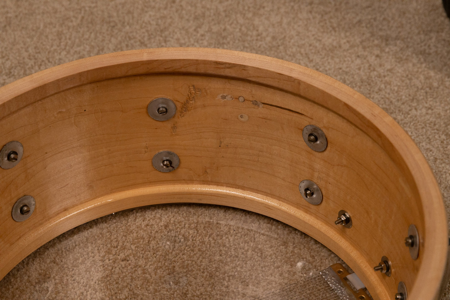 Slingerland 6.5x14 Natural Maple Radio King Clone Snare Drum
