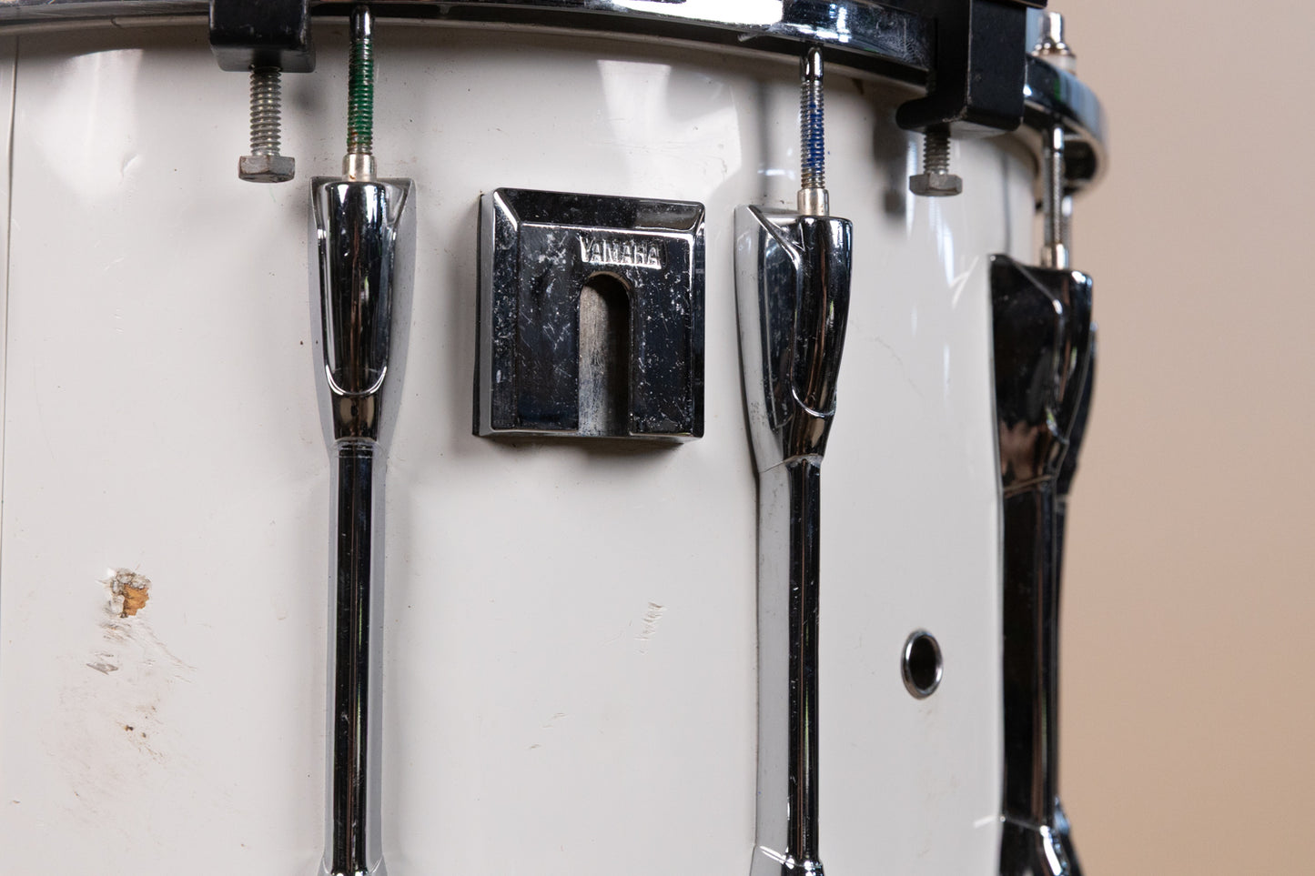 Yamaha 12x14 White Model MS-8014 Marching Snare Drum