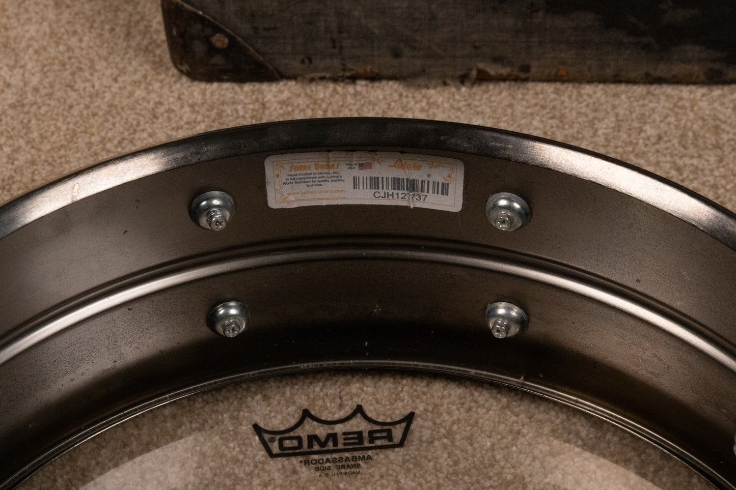 Ludwig 5x14 Black Beauty Snare Drum