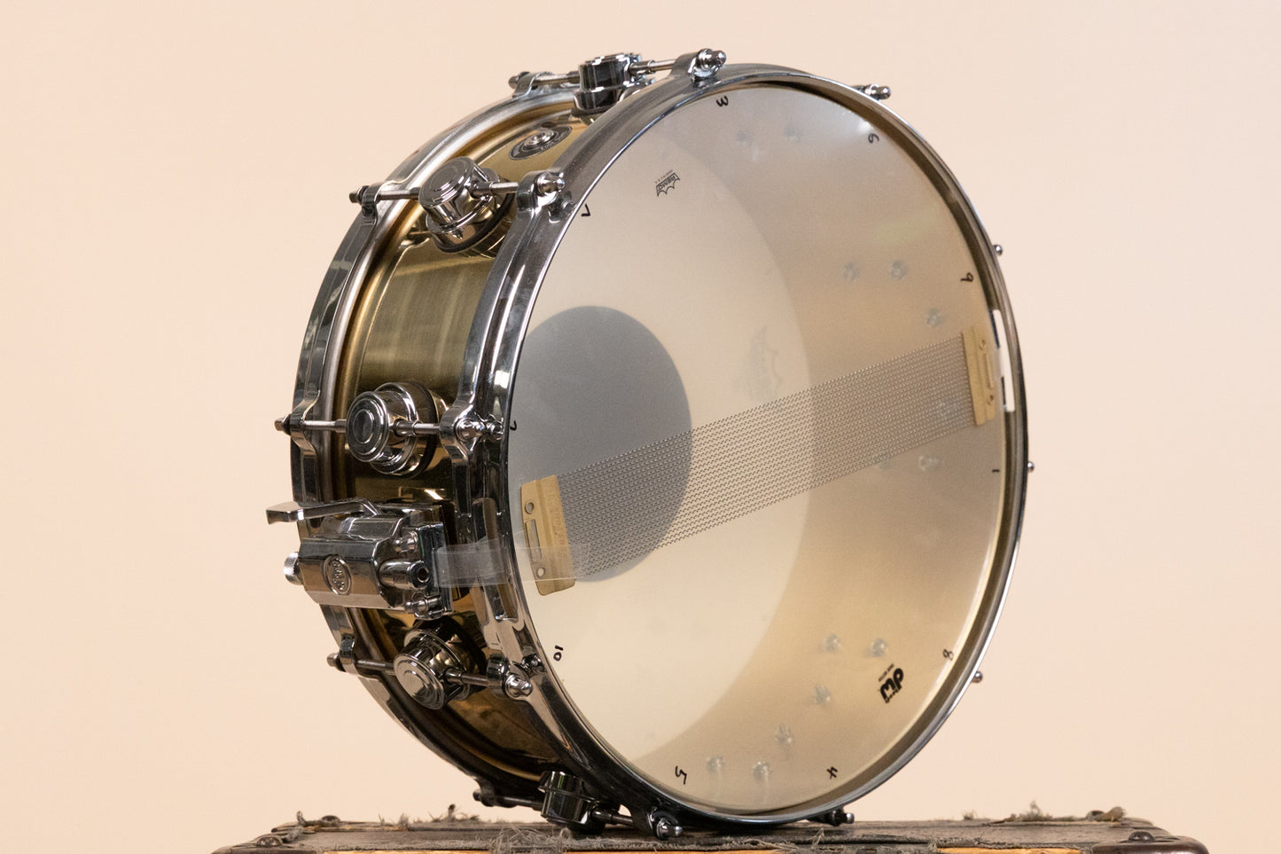 2000s DW Collector's Series 5.5x14 Bell Brass Snare Drum