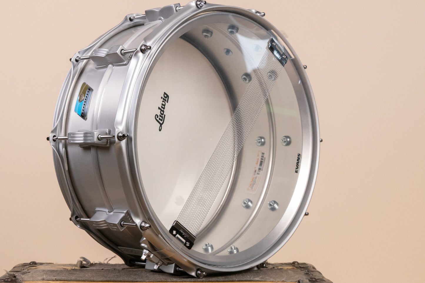Ludwig Limited Edition 6.5x14 Satin Chrome Acrolite Snare Drum
