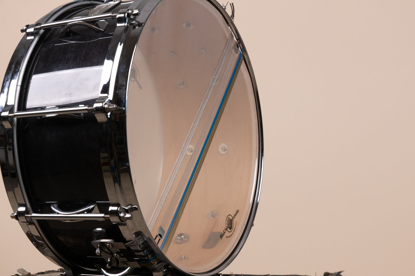 Black Swamp 6.5x14 Soundart Concert Black Snare Drum