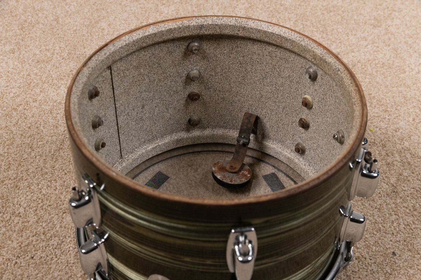 Vintage Ludwig 9x13 Avocado Strata Tom