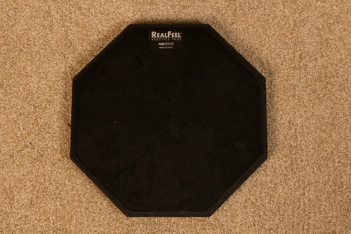HQ Percussion 12" RealFeel Double Sided Practice Pad
