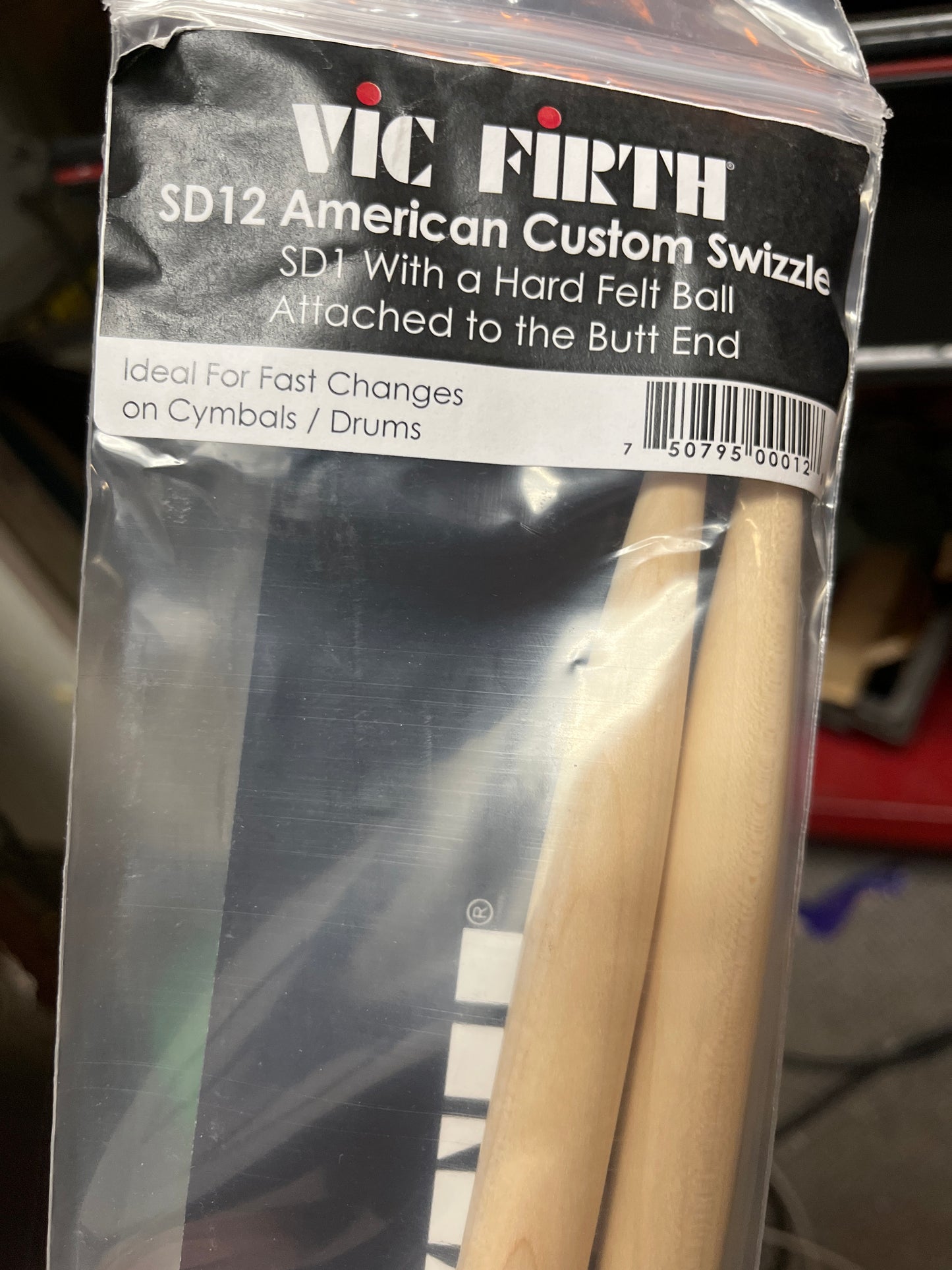 Vic Firth SD 12 American Custom Swizzle