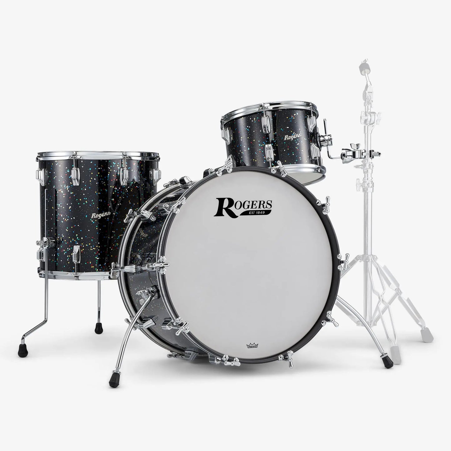 Rogers Mardi Gras Lacquer Cleveland 3-Piece Shell Pack