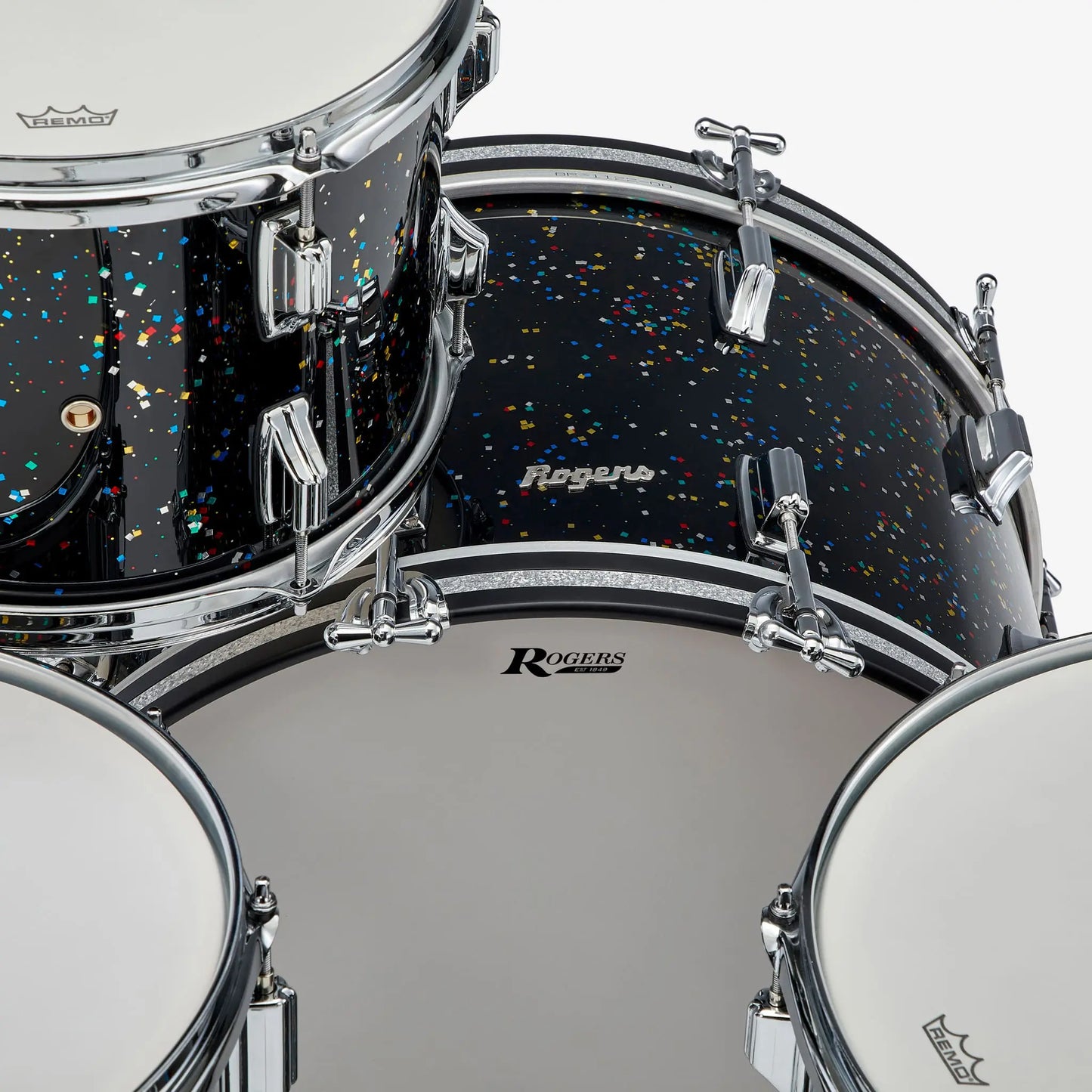 Rogers Mardi Gras Lacquer Cleveland 3-Piece Shell Pack