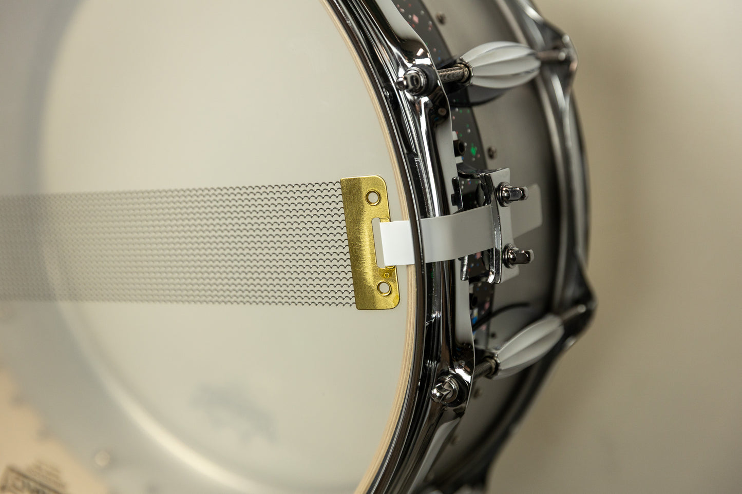 Pork Pie Percussion 6x14 Hybrid Aluminum Maple Mardi Gras Snare Drum