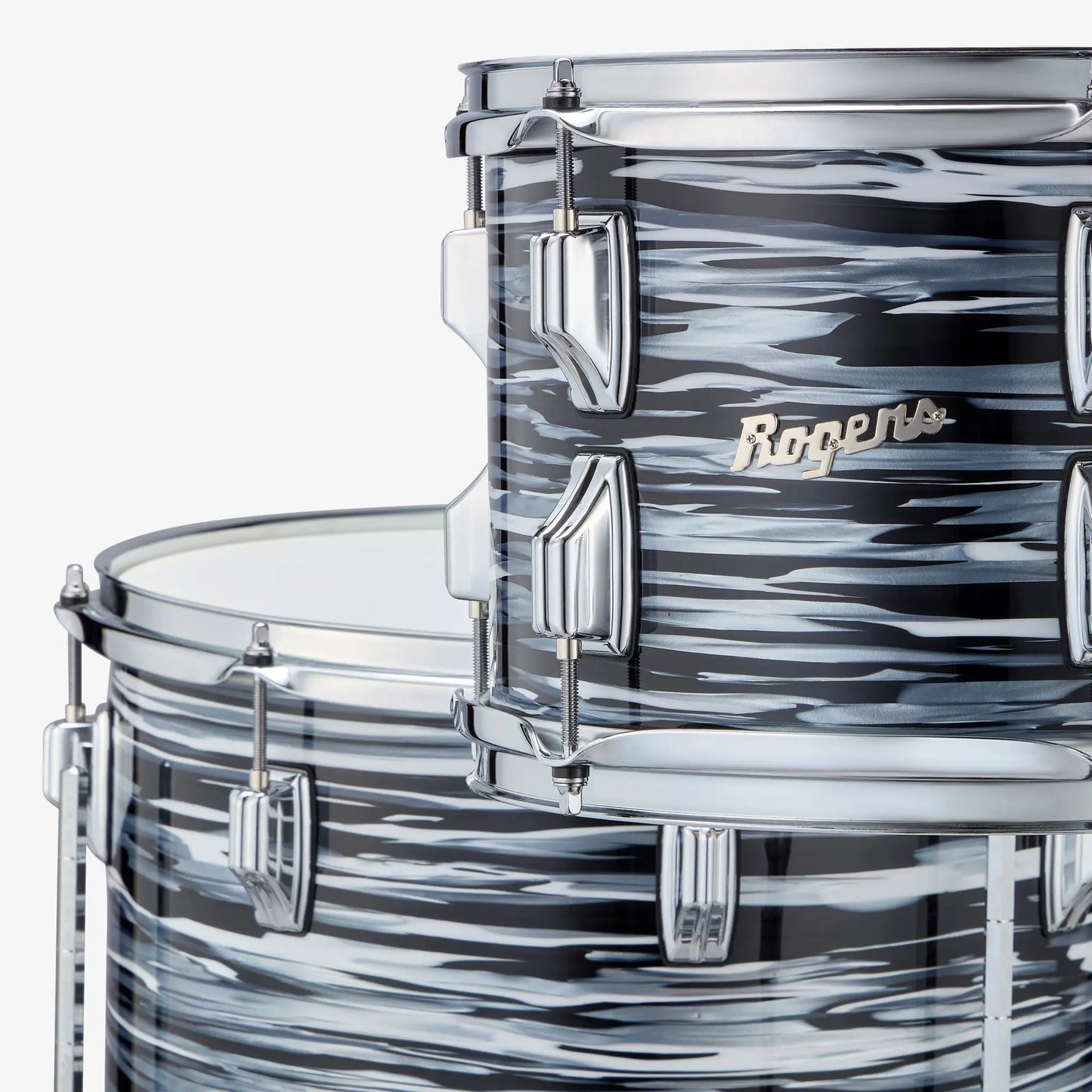 Rogers 70's Black Oyster PowerTone 3-Piece Shell Pack