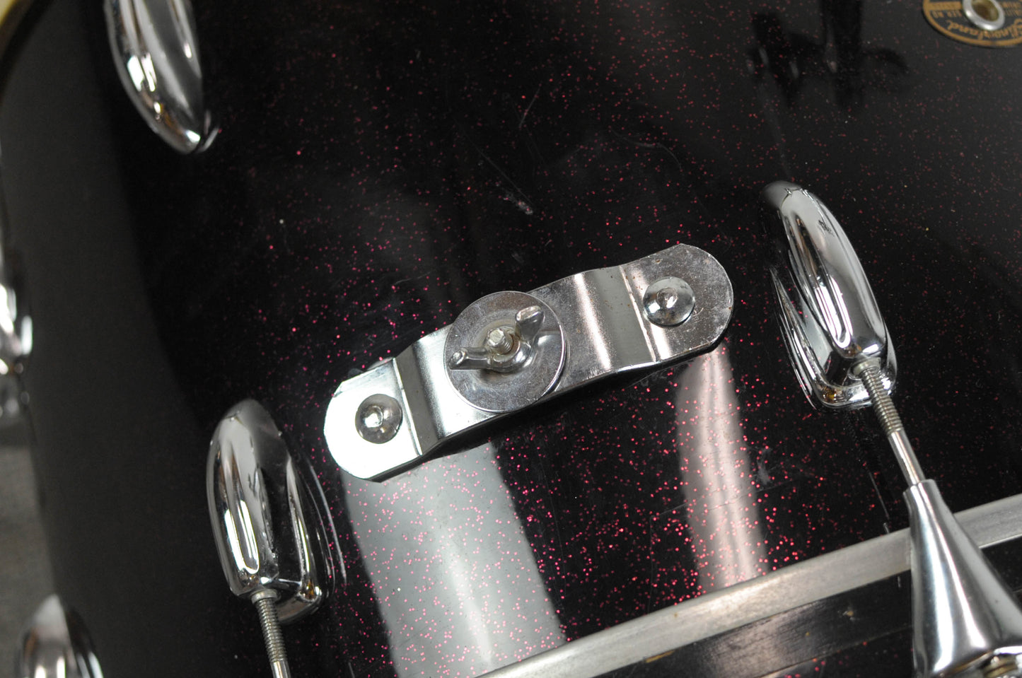 1965 Slingerland Gene Krupa Deluxe Black Sparkle Drum Set