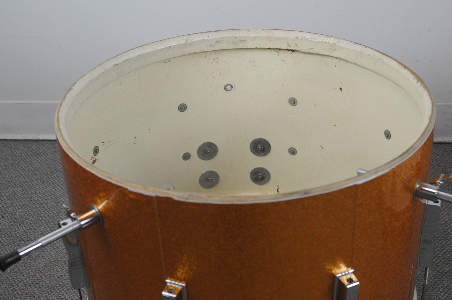 1960s Ludwig Club Date Gold Sparkle Drum Set