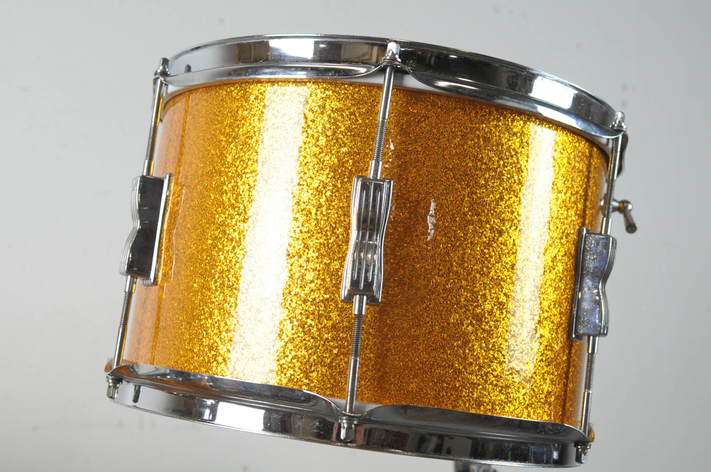 1960s Ludwig Club Date Gold Sparkle Drum Set