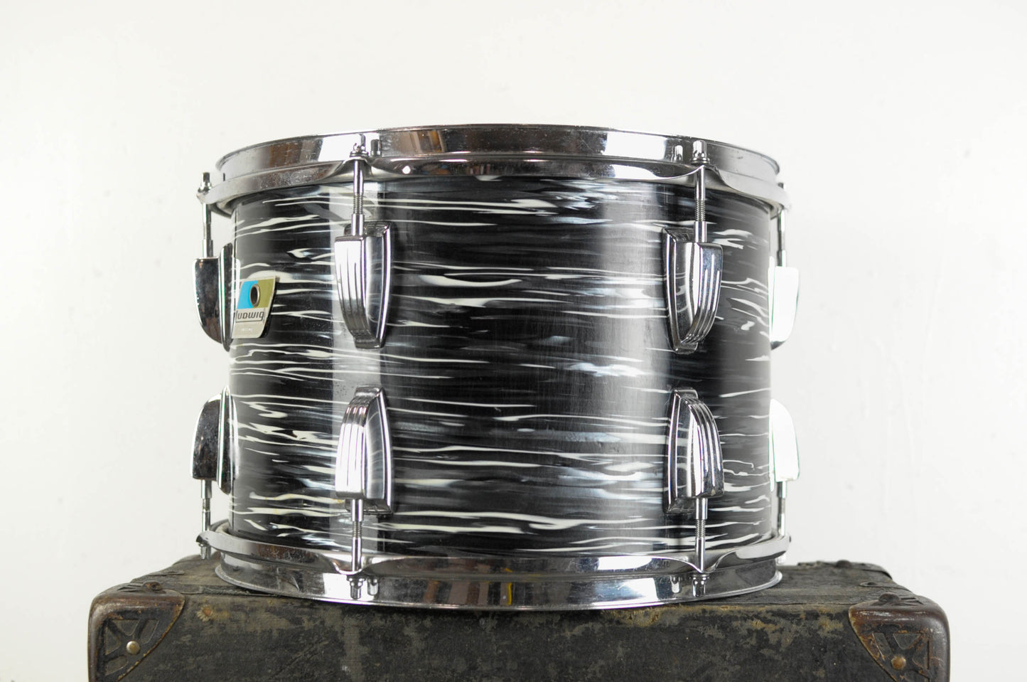 1970s Ludwig 9x13 Oyster Black Pearl Tom