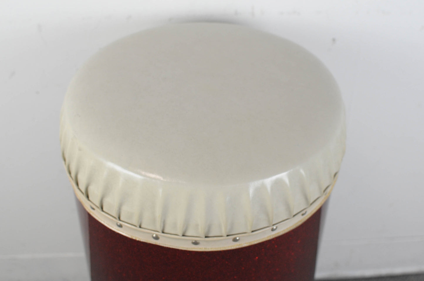 1950s Slingerland Sparkling Red Pearl Canister Throne