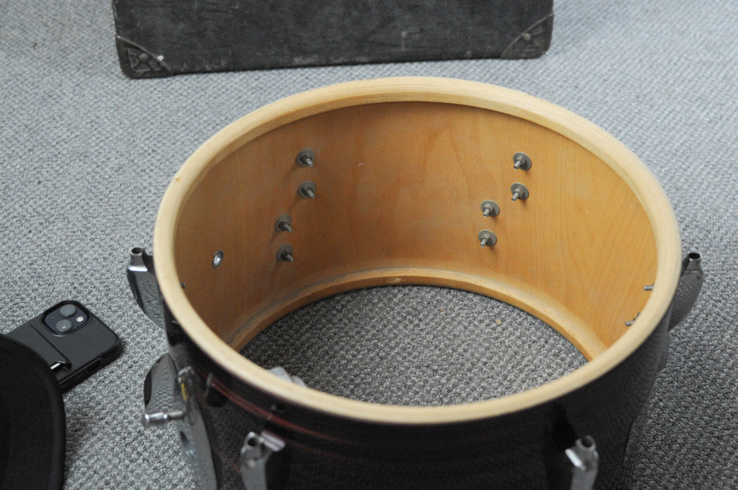 1960s Sonor "K-180" Red Marble Drum Set