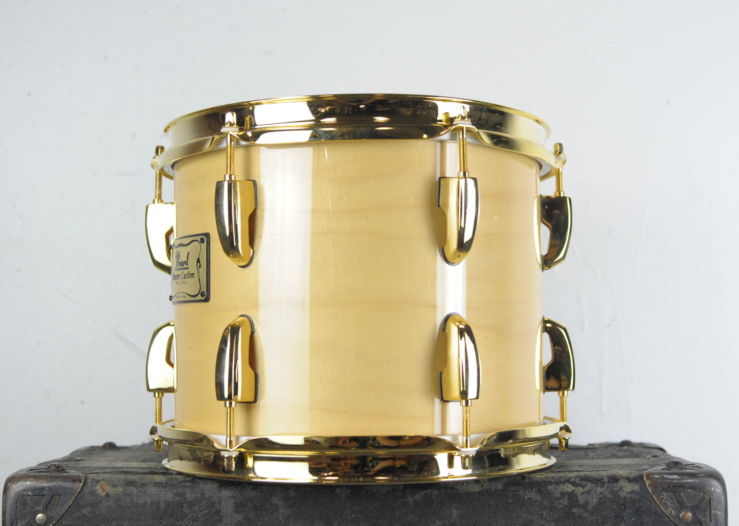 1990s Pearl Masters Custom 8x10 Natural Maple Tom