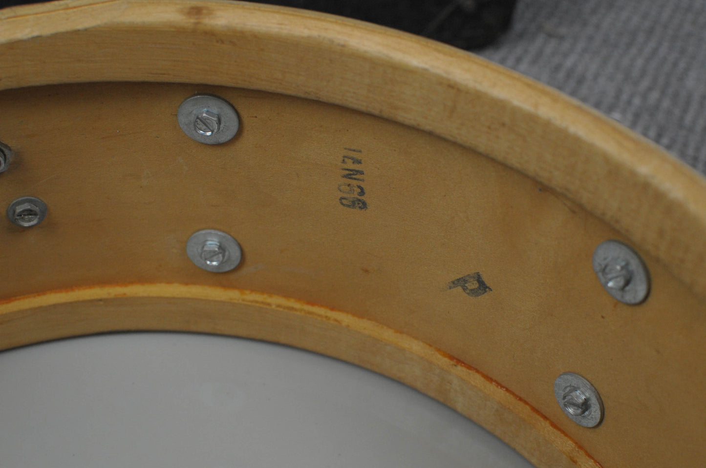 1960s Slingerland 5x14 "Artist" Black Diamond Pearl Snare Drum